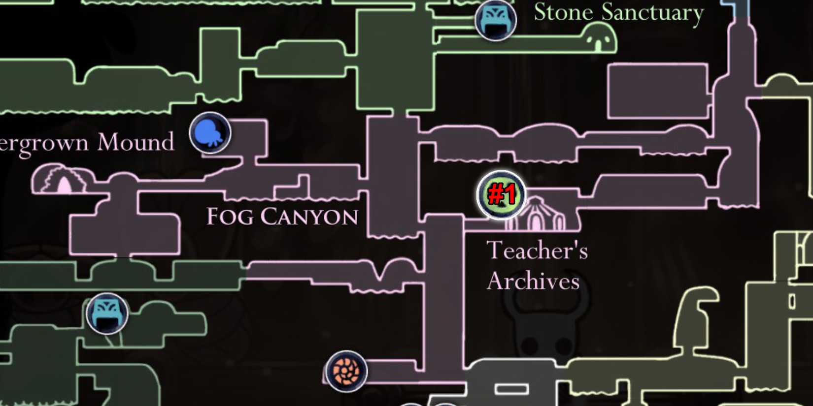 Hollow Knight All Grub Locations Fog Canyon