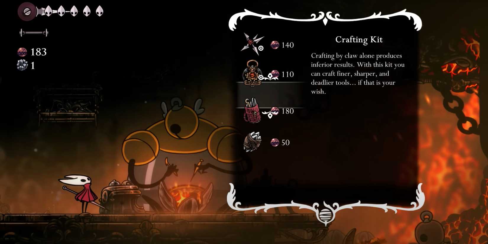Hollow Knight Silksong Confirmed Features Systems New Mechanics Crafting Kit