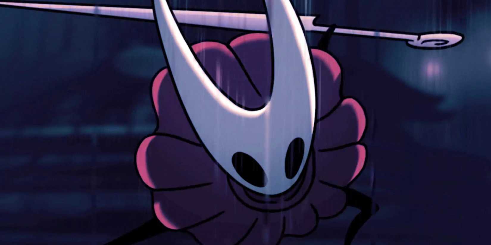 Hollow Knight Silksong Hornet Closeup Hallownest Cutscene