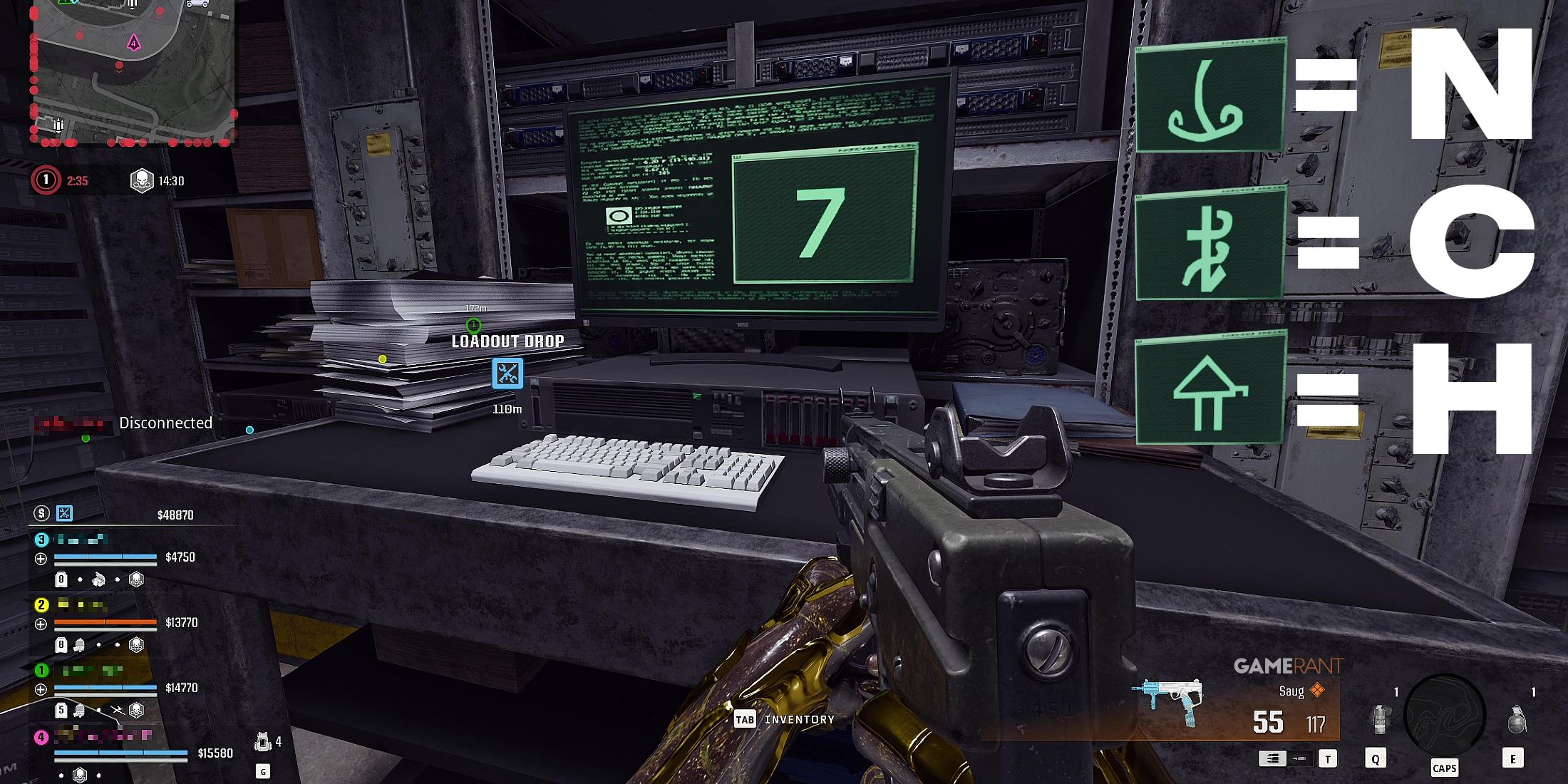 how to decipher the Stadium Access Code in Warzone