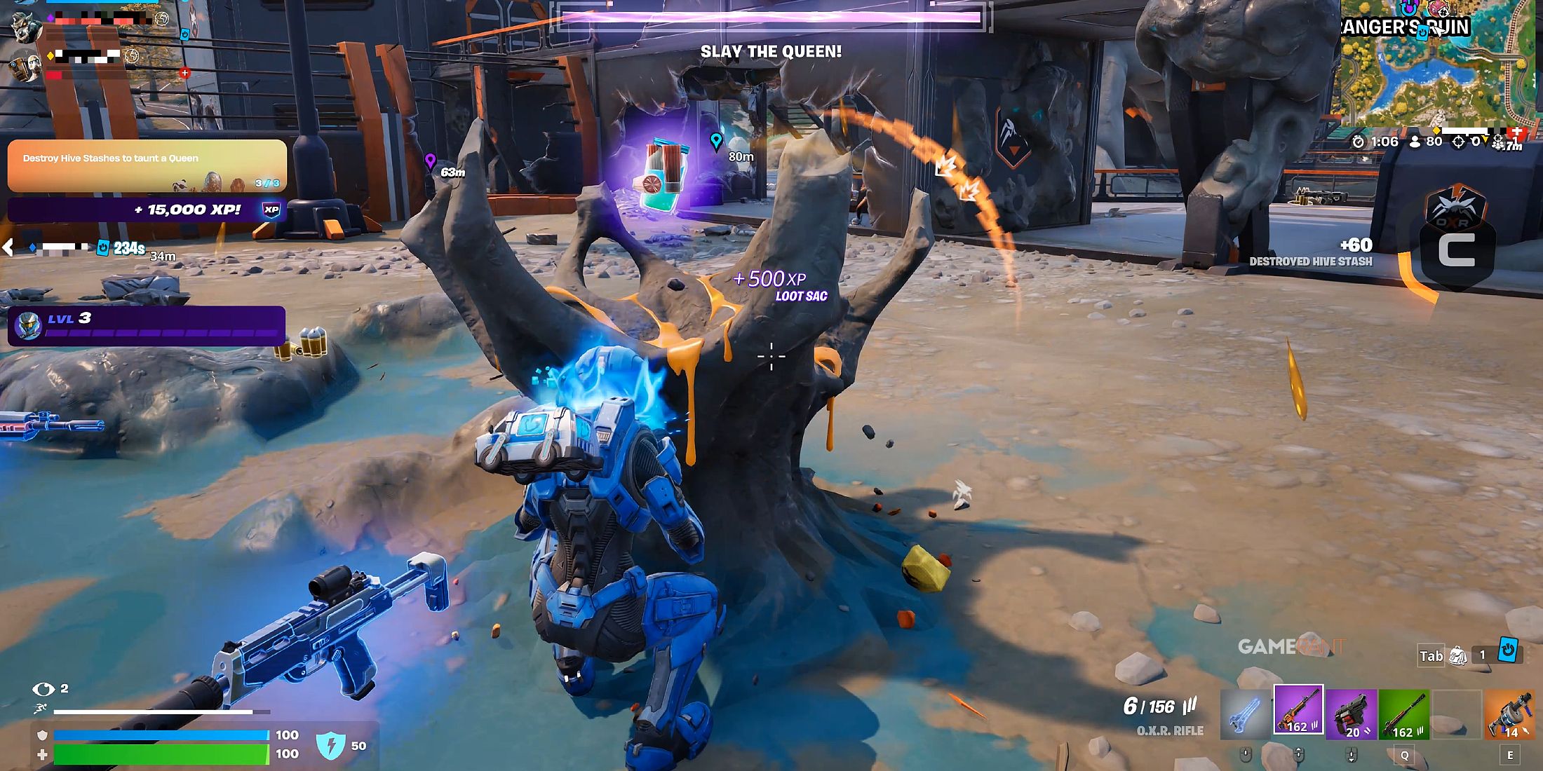 How to Destroy Hive Stashes in Fortnite