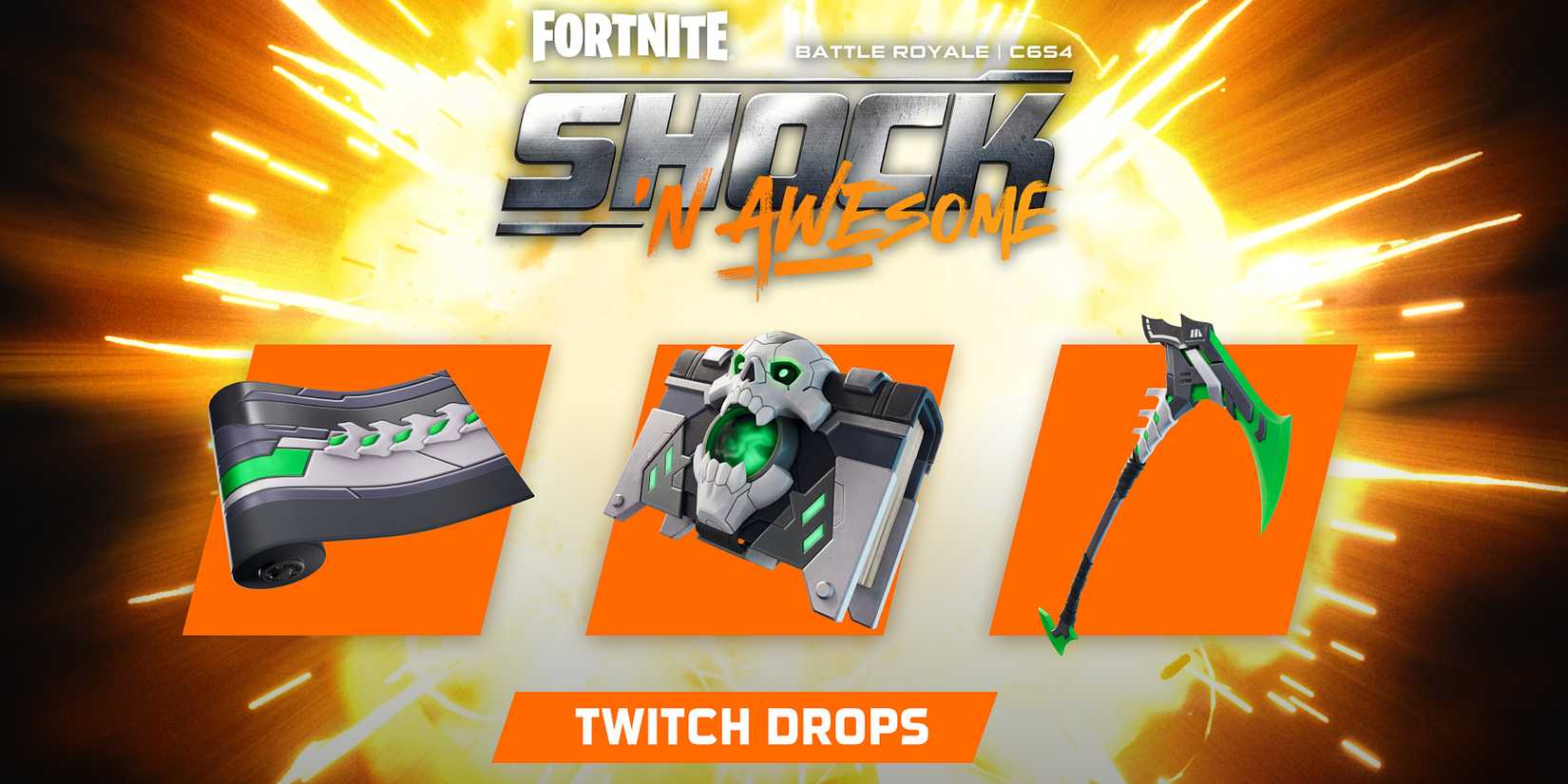 How to Get Shock ‘N Awesome Twitch Drops in Fortnite