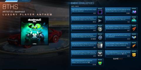 how to get the 8ths Luxury Player Anthem in Rocket League
