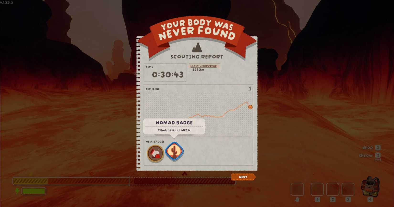 How to Get the Nomad Badge in PEAK 