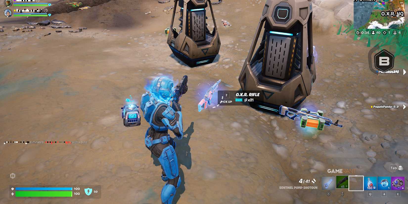 How to Get the O.X.R. Rifle in Fortnite