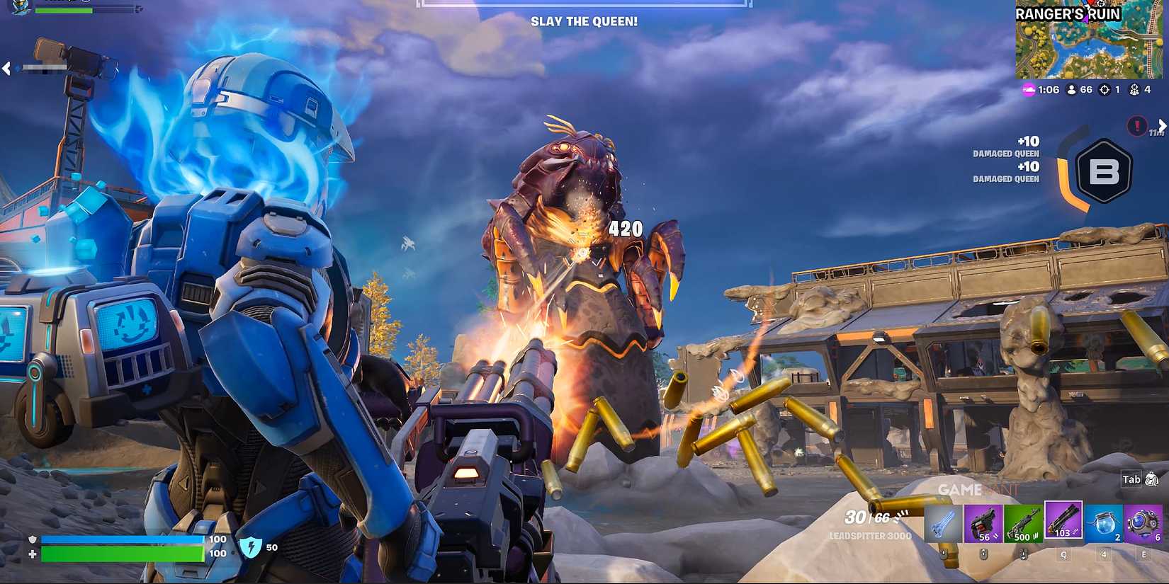 How to Use the Leadspitter 300 Minigun in Fortnite