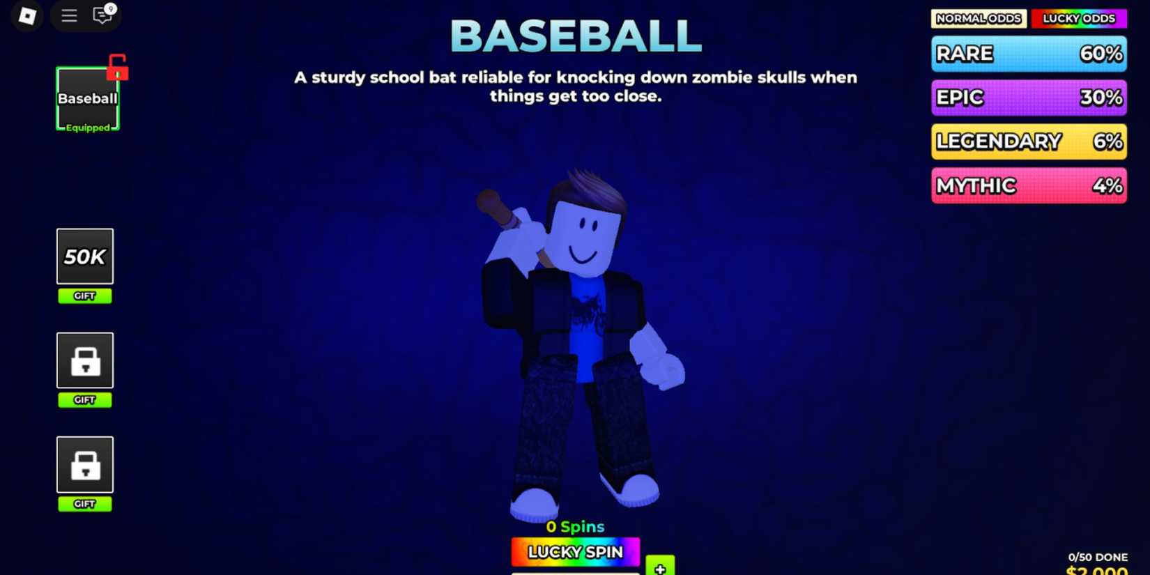Hunty Zombies baseball