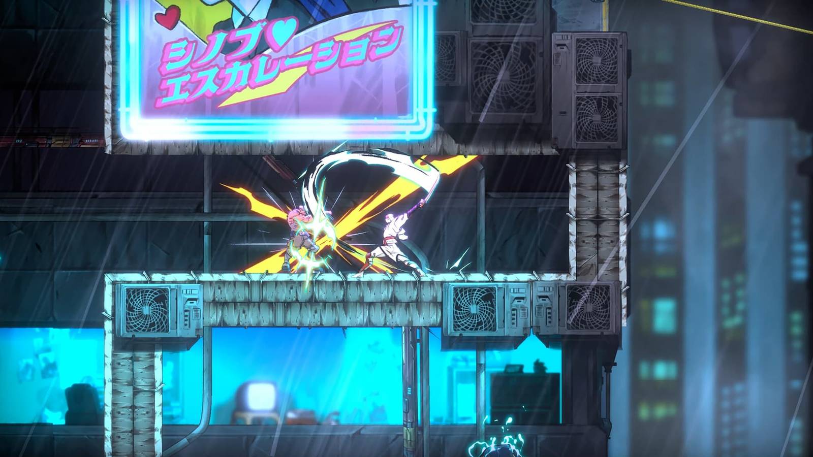 Shinobi: Art of Vengeance Musashi fighting a Sentry