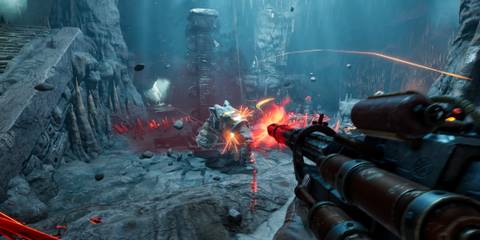 Abyssus Engine Rifle versus Golem