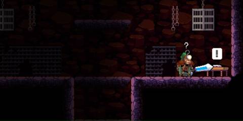 Inspecting a book in Rogue Legacy 1 (Steam)