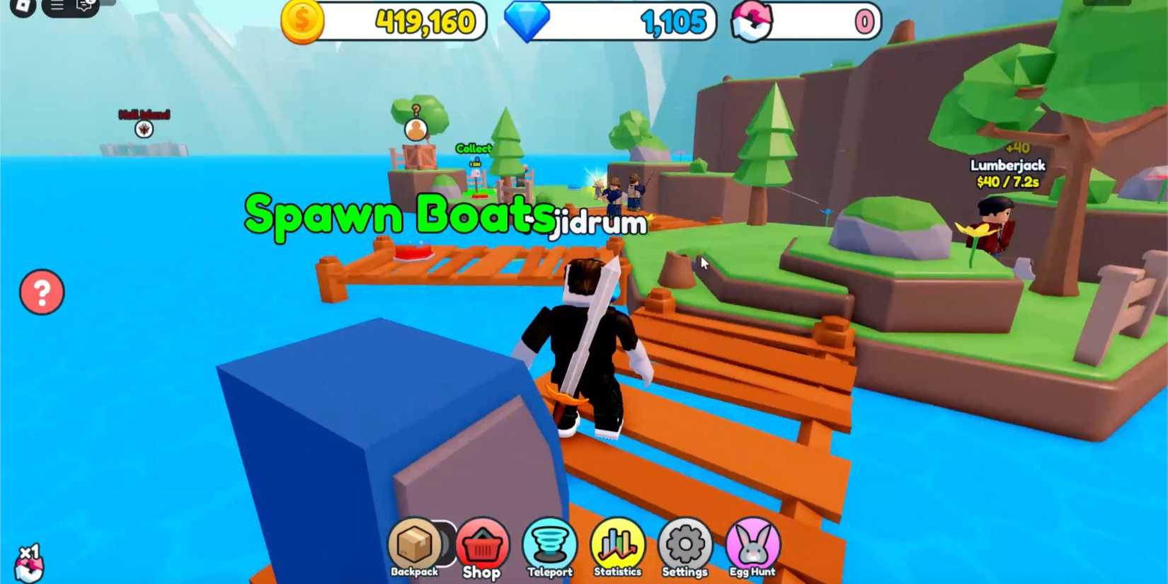 Island Tycoon player