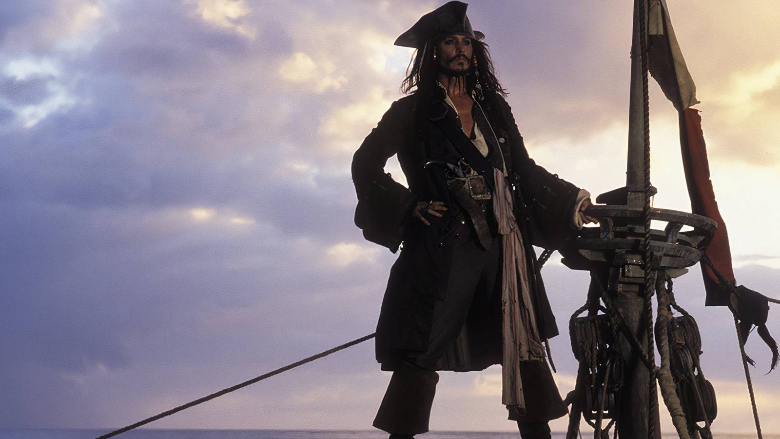 Jack Sparrow in Piratesof the caribbean