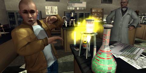 Jimmy in science class in Bully
