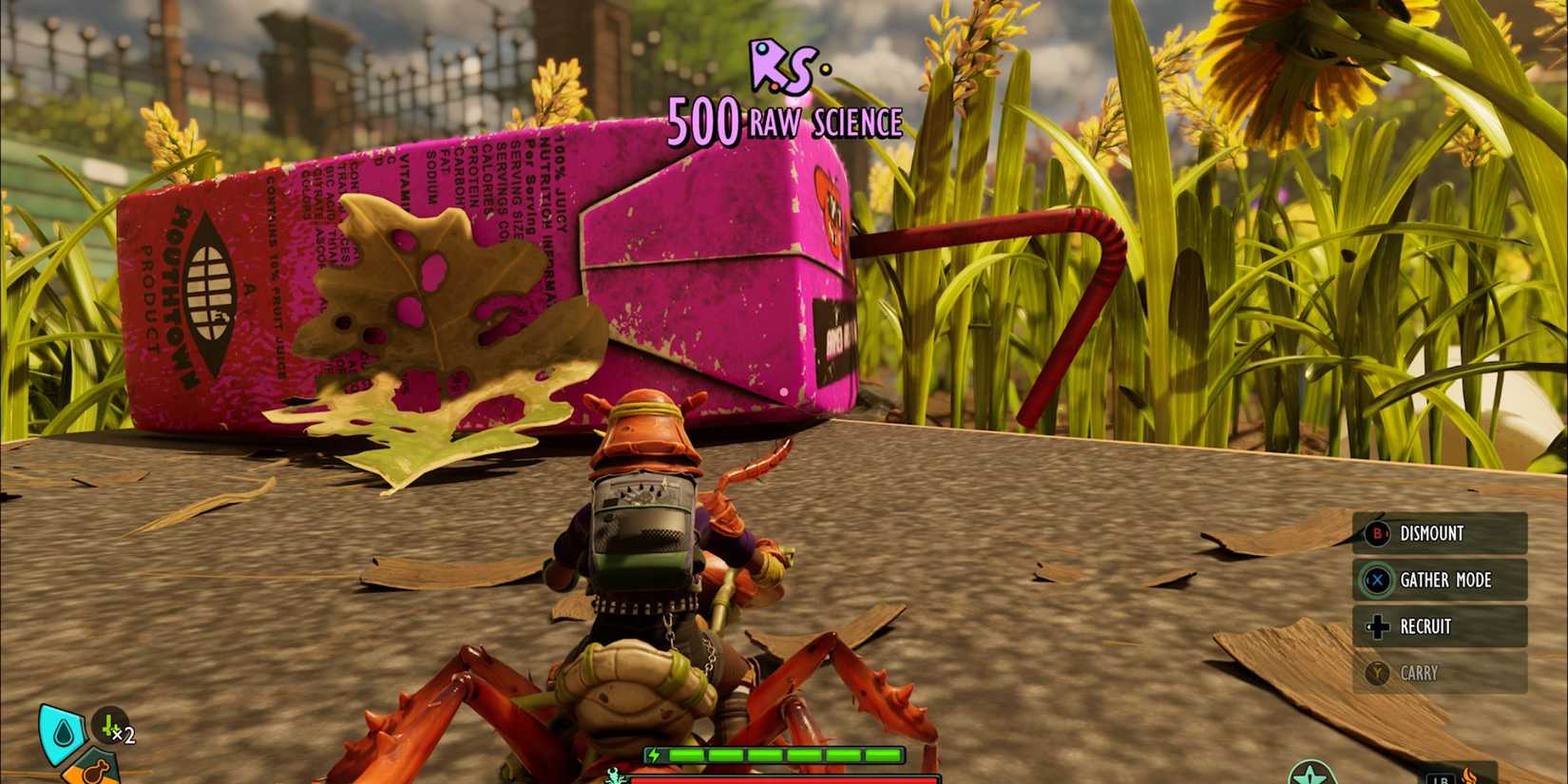 Juice box in Grounded 2