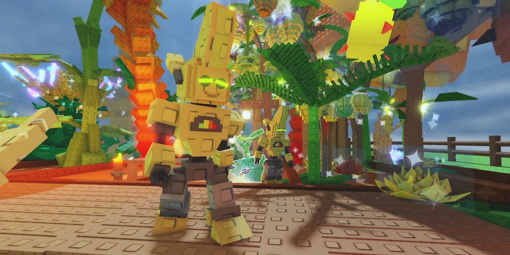 Junkbot ability in the growth of the garden 