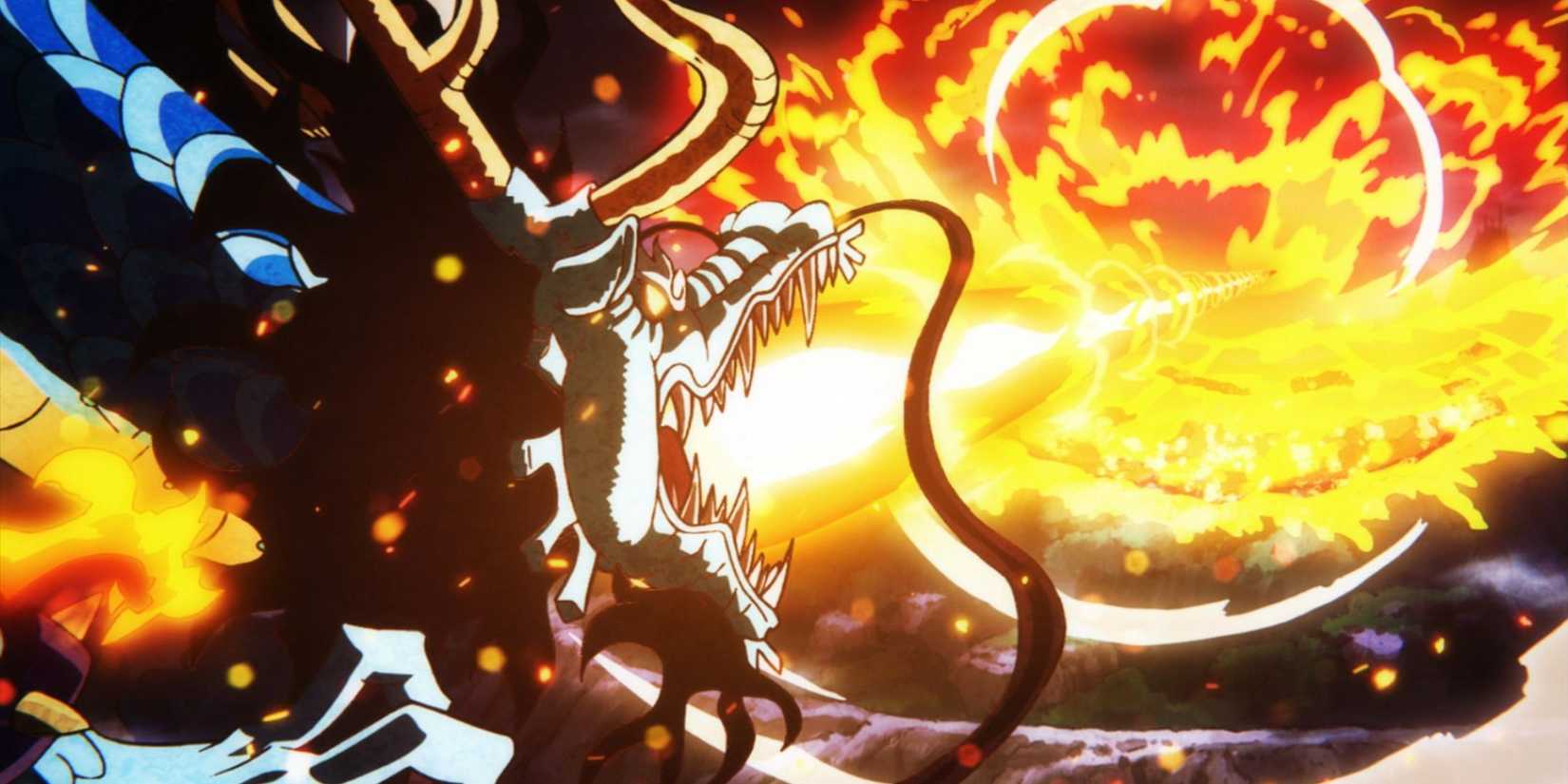 Kaido Fires Bolo Breath - One Piece