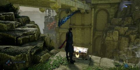 Kaser and Arena find a chest - Lost Soul Aside