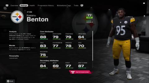 Keeanu Benton Madden 26 Franchise