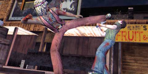 Kicking an enemy in The Warriors