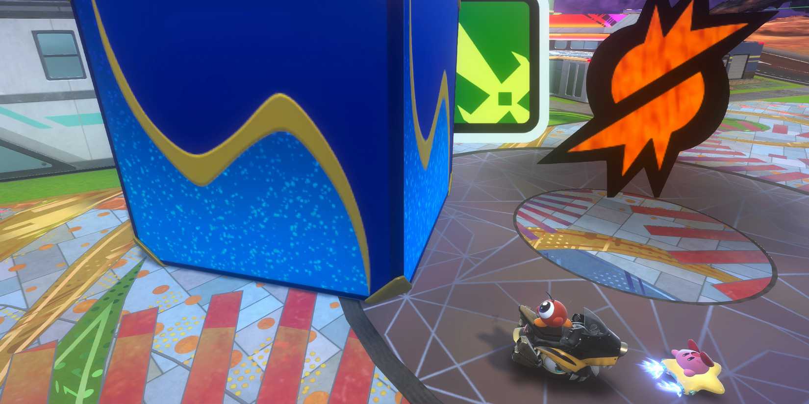 Kirby Air Riders Power Up Patches and Boxes