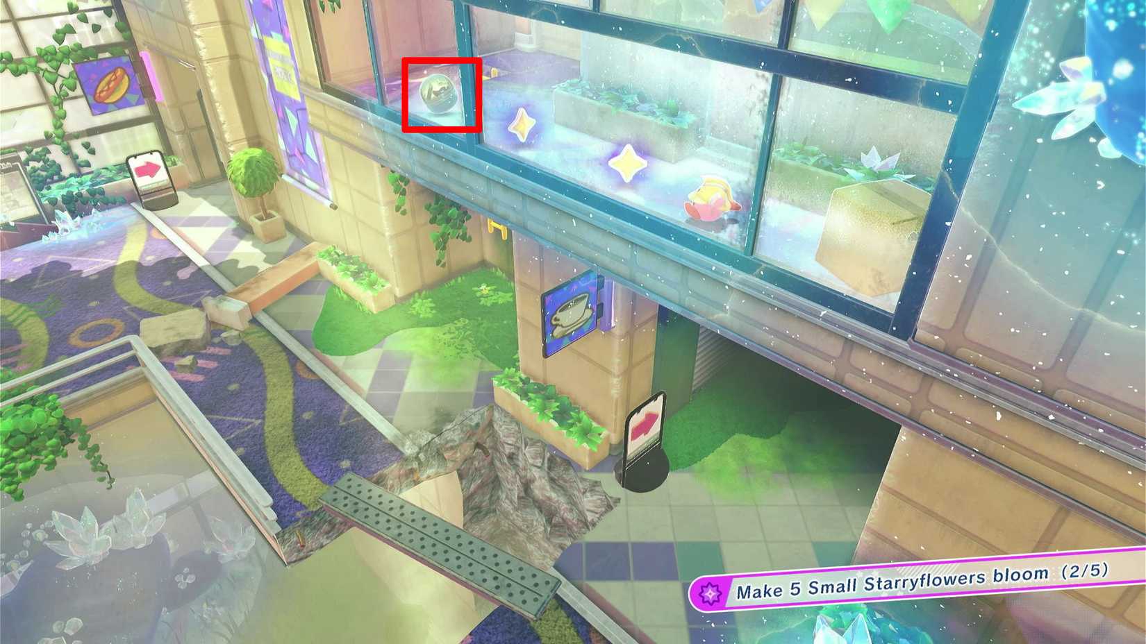 kirby and the forgotten land lost in alivel mall guide