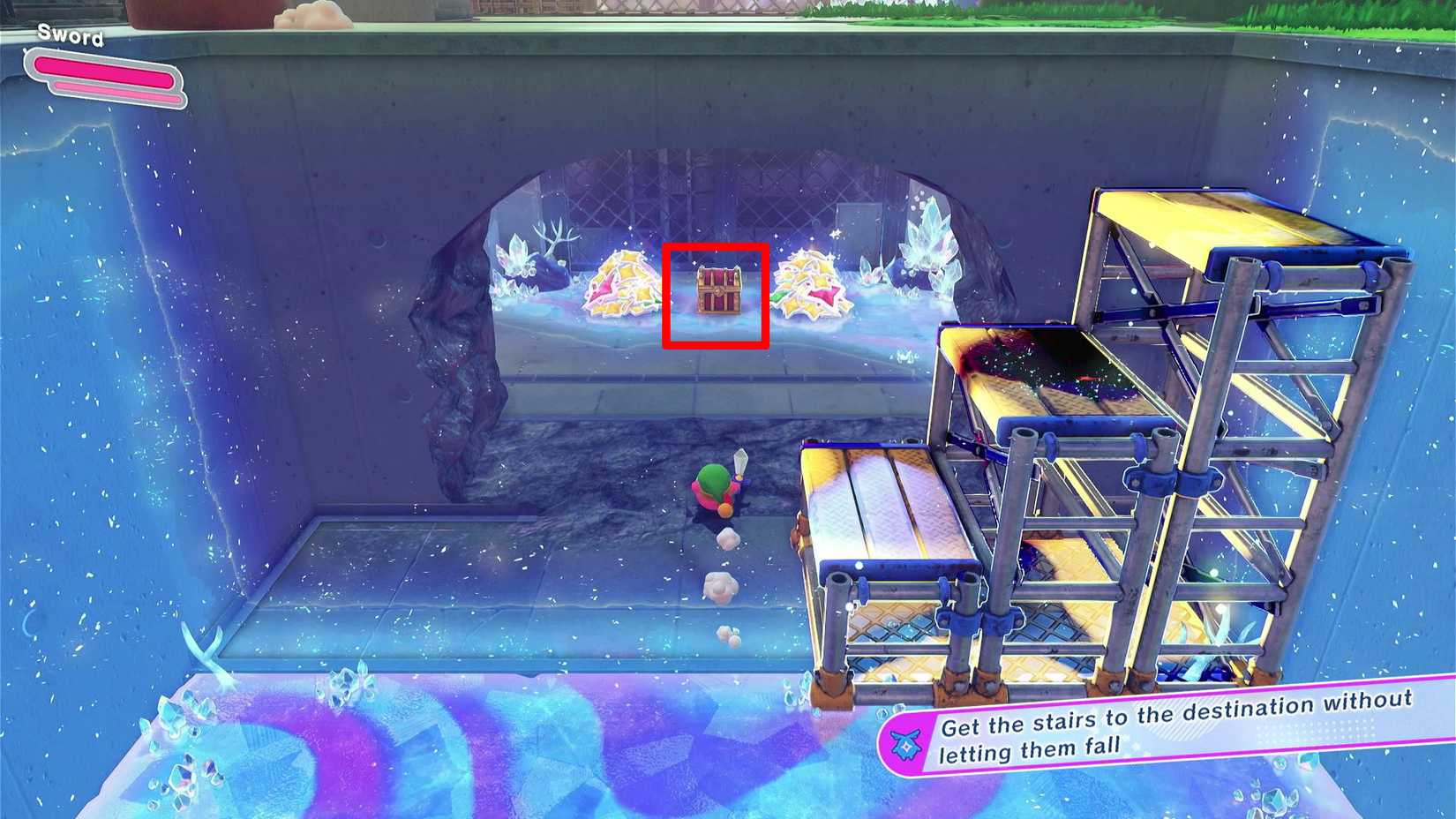 kirby and the forgotten land lost in alivel mall guide