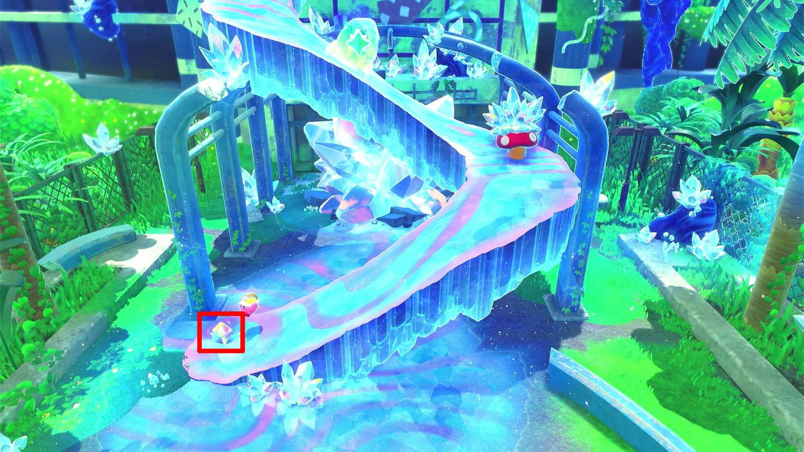 kirby and the forgotten land lost in alivel mall guide