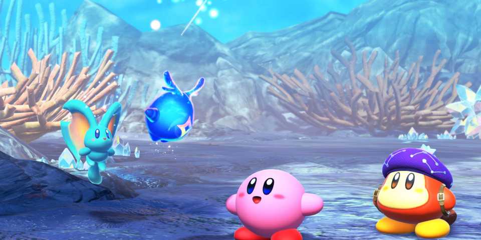 Kirby and the Forgotten Land Nintendo Switch 2 Edition Star-Crossed World screenshot