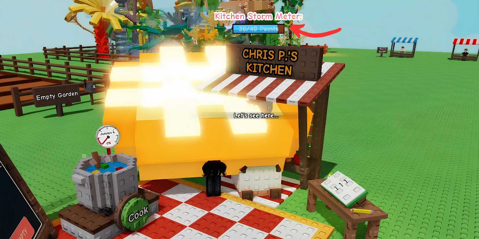 kitchen storm event grow a garden