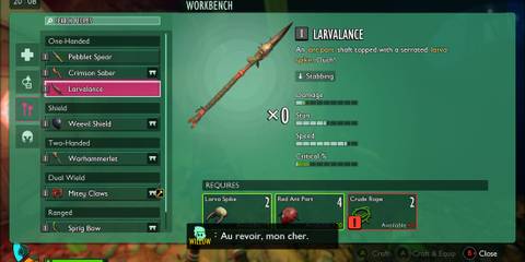 Larvalance in Grounded 2