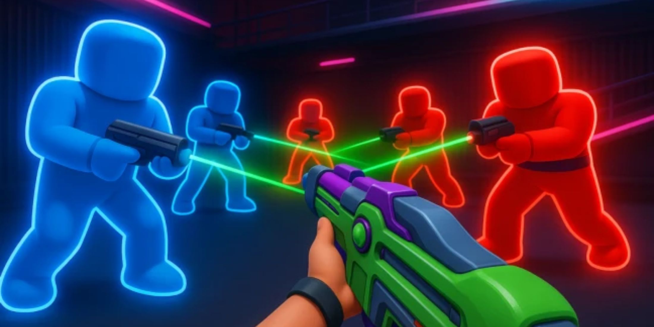 Laser Tag characters