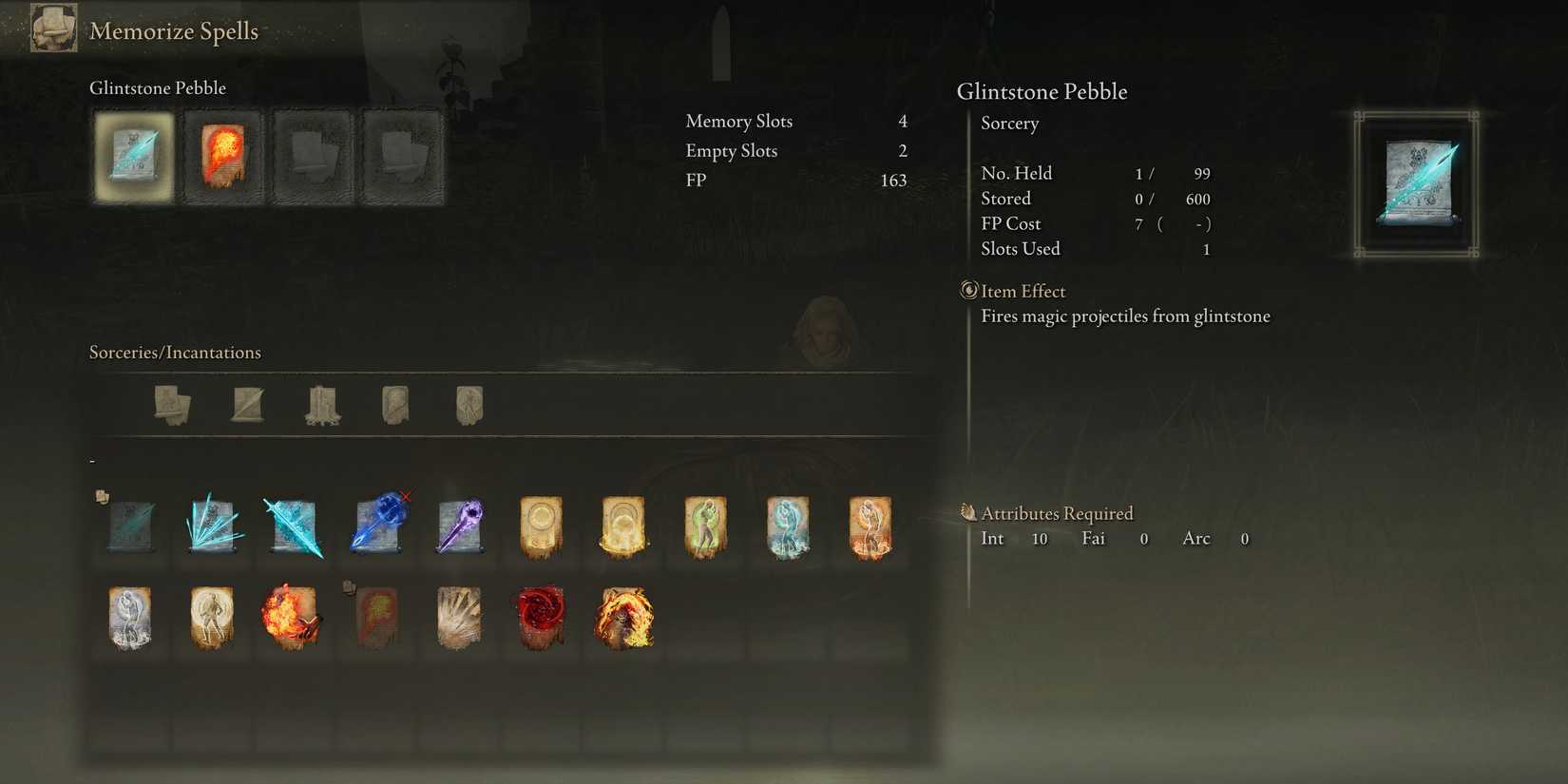 Learning spells in Elden Ring