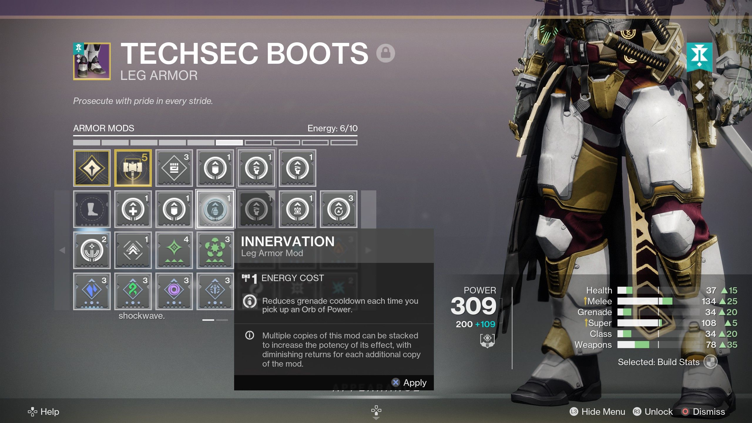 leg armor mods