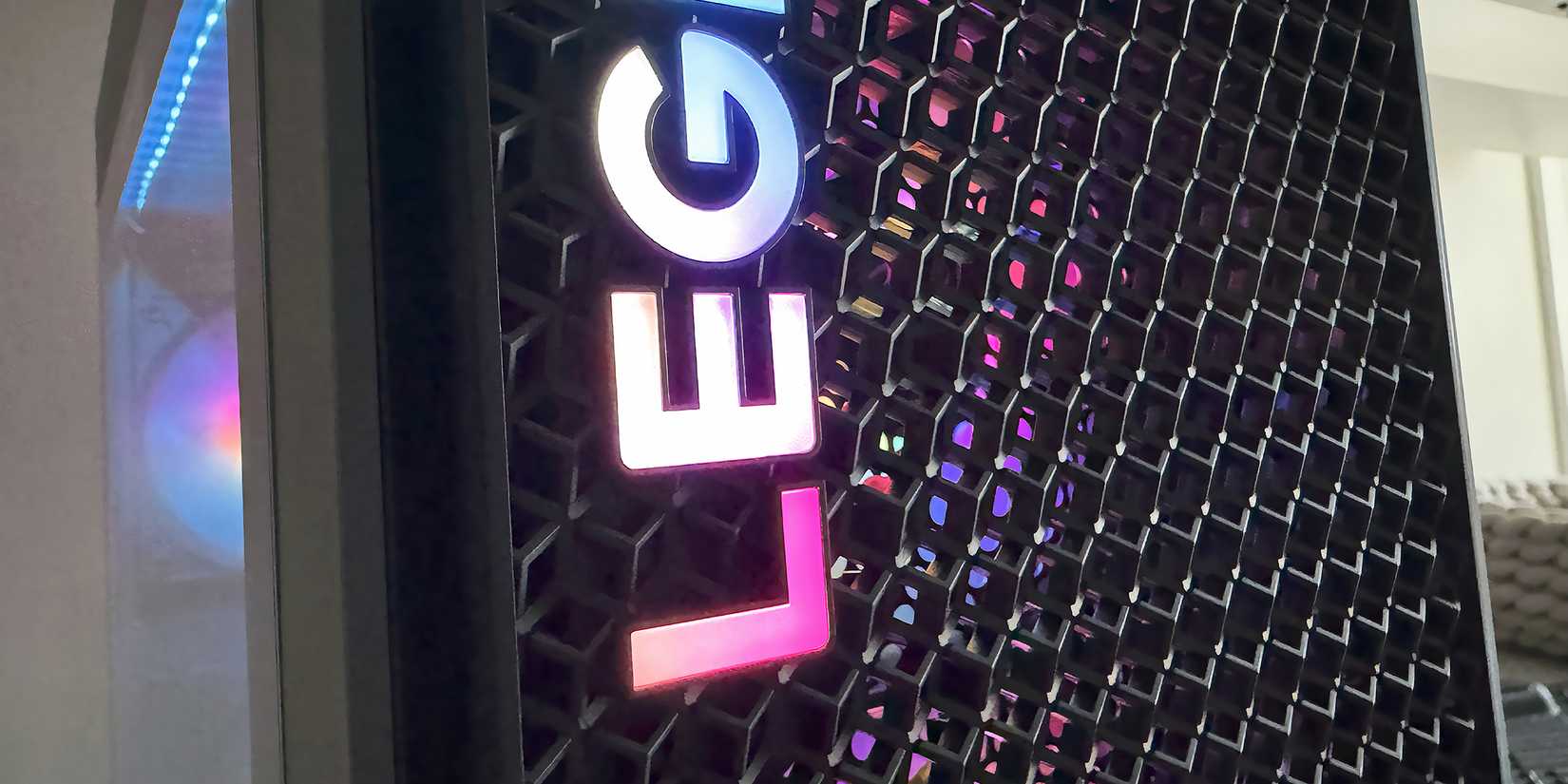 Lenovo Legion Tower 7 Front Vent Closeup