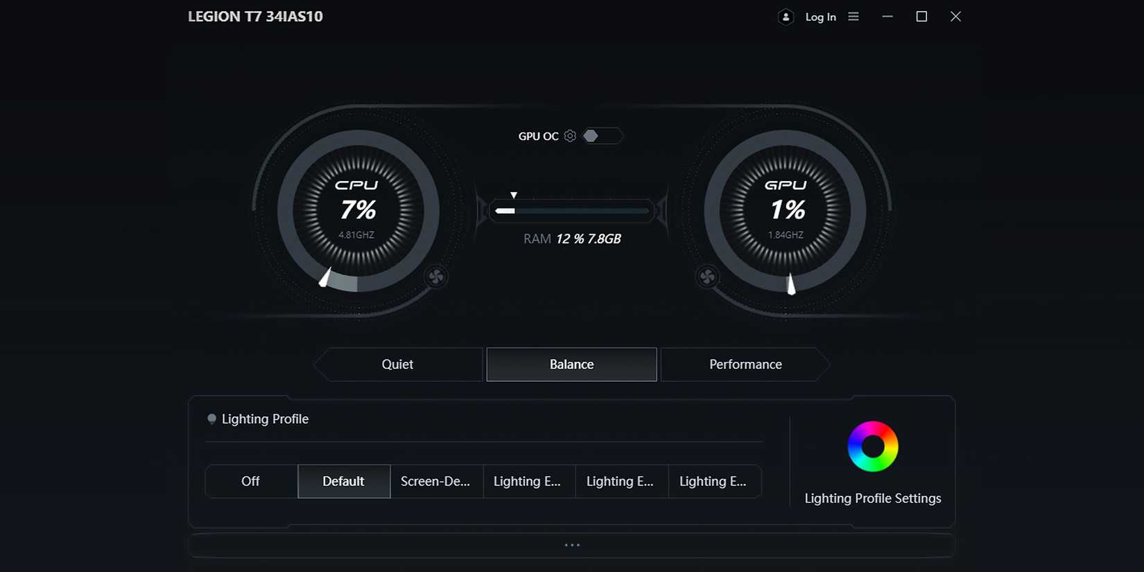Lenovo Legion Tower 7 Legion Space