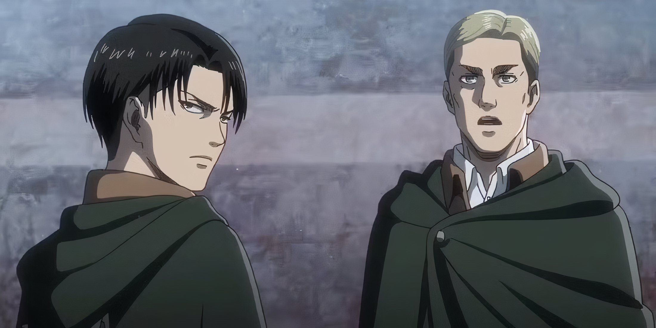 Levi Ackerman and Erwin Smith from Attack on Titan