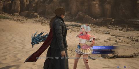 Kazer Talking to Liana on the Beach 