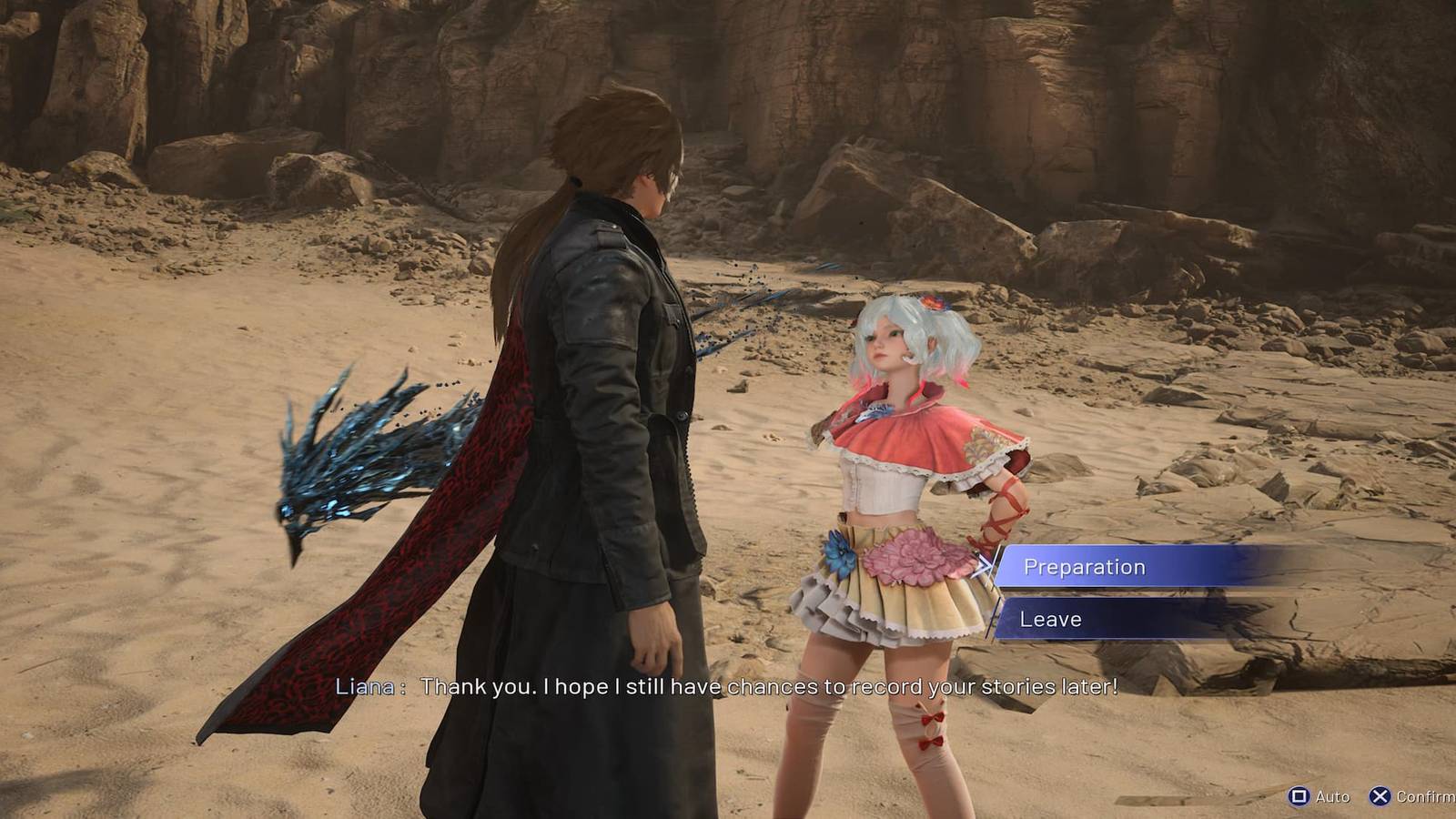 Kazer Talking to Liana on the Beach 