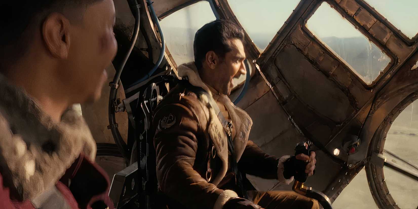 Maximus in a Vertibird in Fallout Season 2