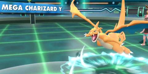 Mega Charizard Y using Air Slash - Pokemon Let's Go Pikachu And Let's Go Eevee