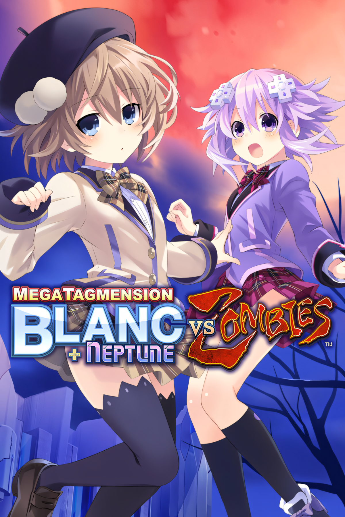 MegaTagmension Blanc + Neptune vs Zombies Tag Page Cover Art