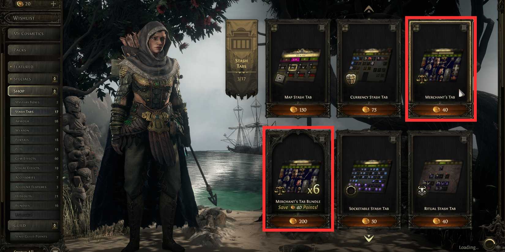 merchant's tab sales in path of exile 2
