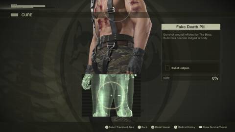 Metal Gear Solid Delta Fake Death Pill Prison Cell