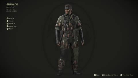 Metal Gear Solid Delta Grenade Camo