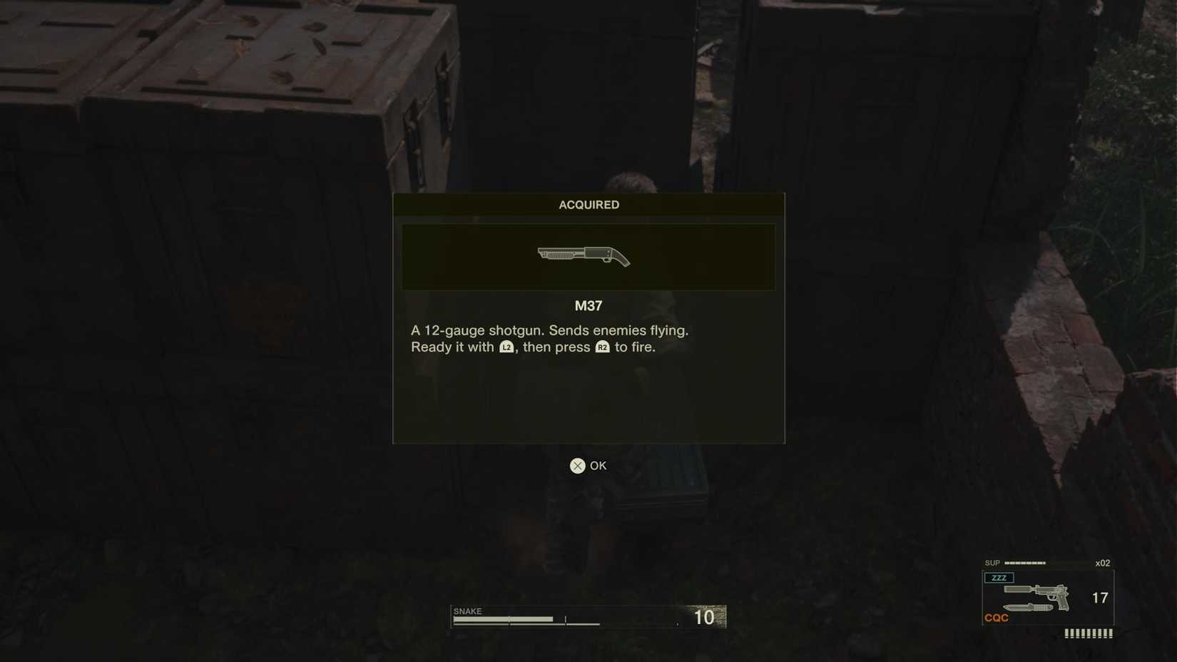 Metal Gear Solid Delta M37 Virtuous Mission