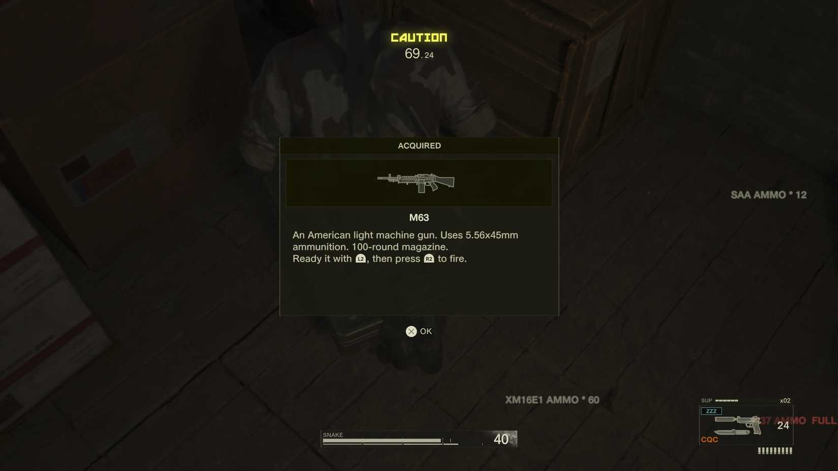 Metal Gear Solid Delta M63