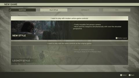 Metal Gear Solid Delta Play Styles