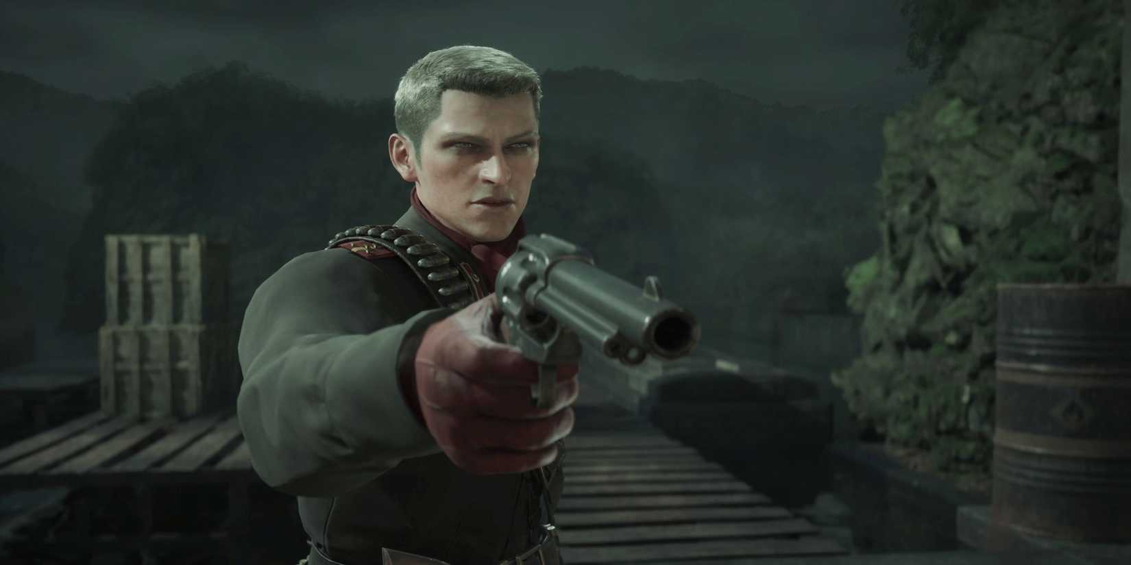 MGS Delta Ocelot pointing revolver