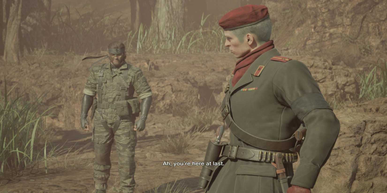 MGS Delta Snake and Ocelot in desert