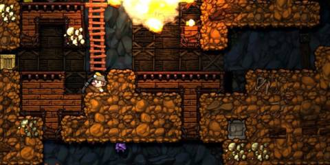 Mining in Spelunky